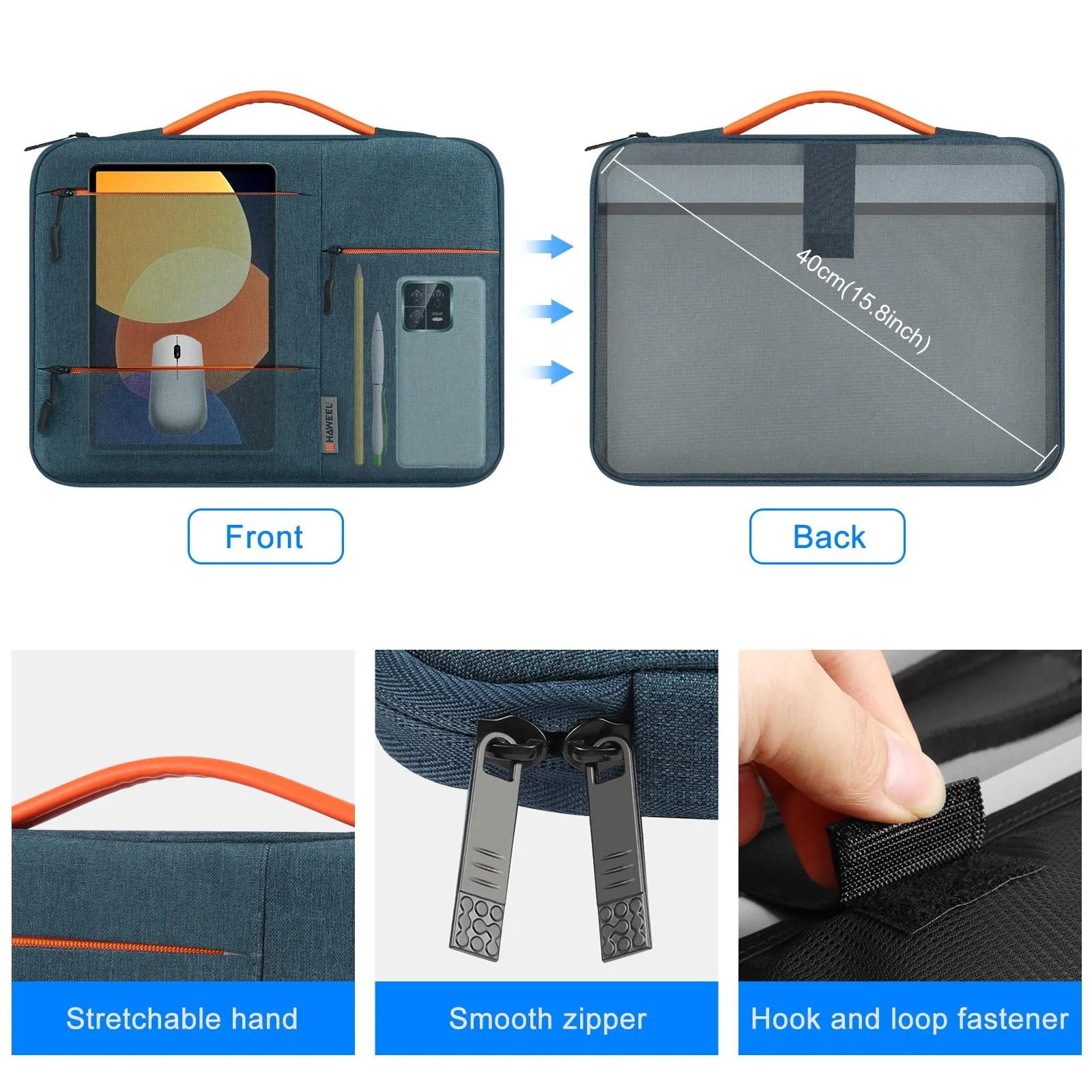 14-15 Inch Laptop Sleeve Briefcase for Macbook Samsung Thinkpad Sony Dell Alienware Chuwi Asus Hp