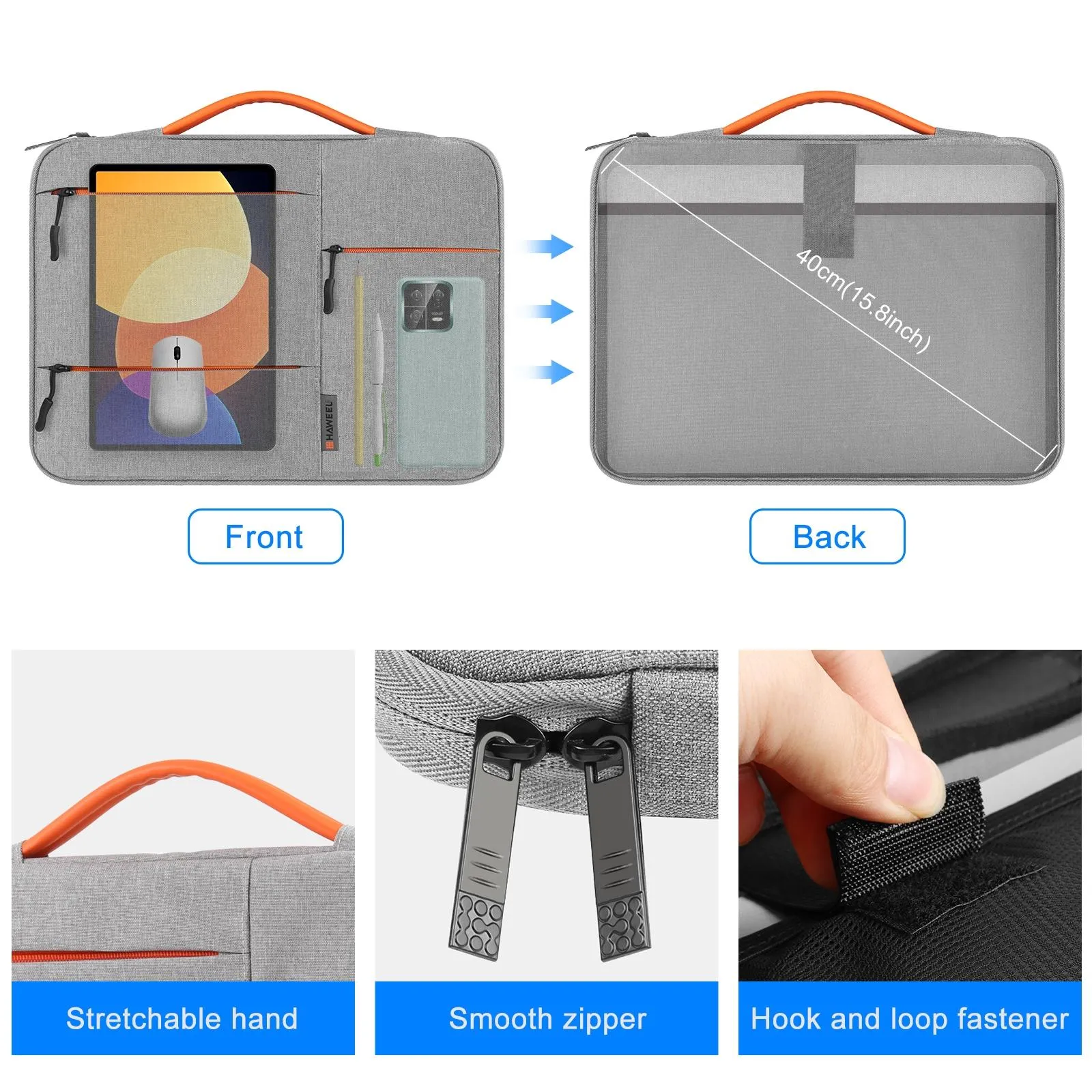 14-15 Inch Laptop Sleeve Briefcase for Macbook Samsung Thinkpad Sony Dell Alienware Chuwi Asus Hp