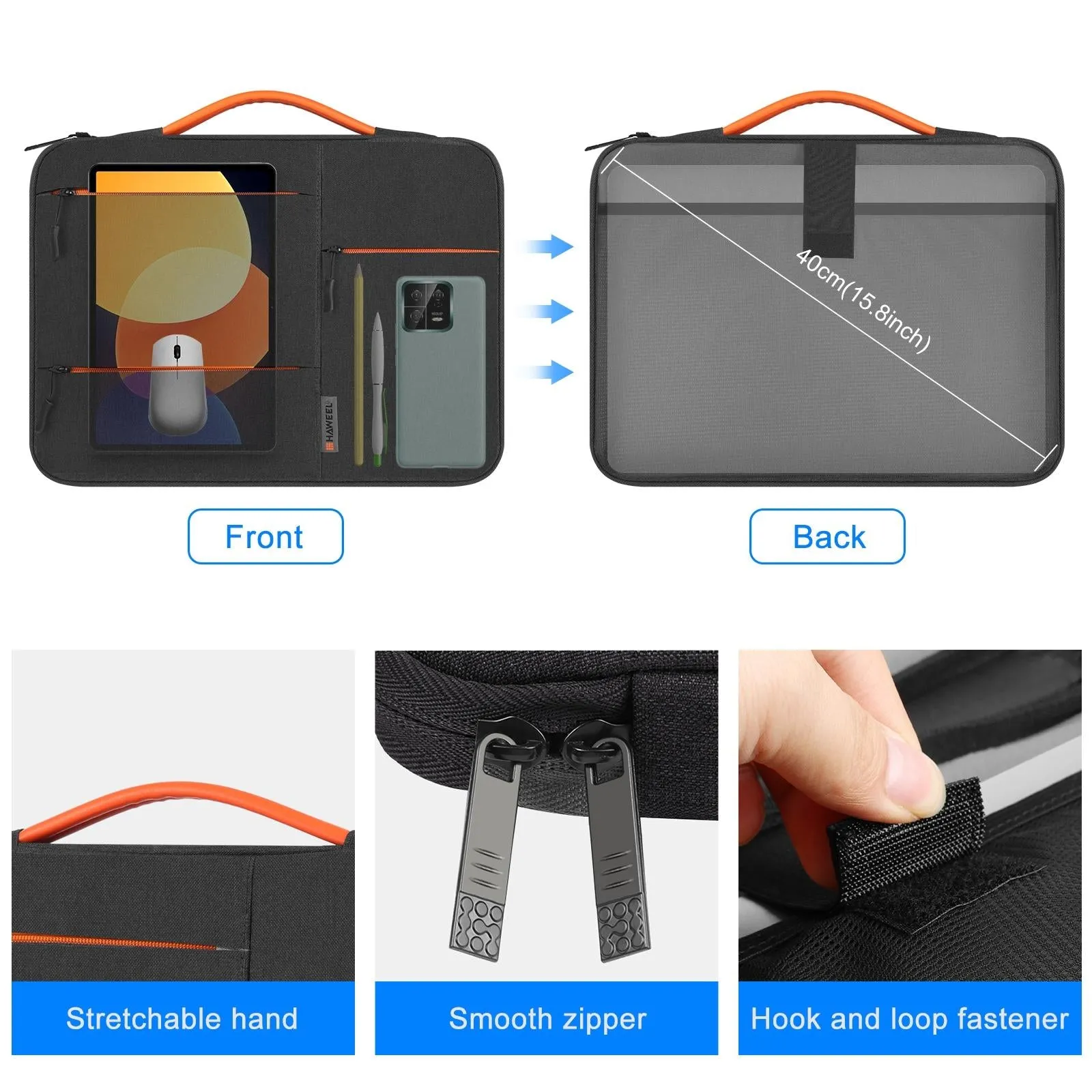 14-15 Inch Laptop Sleeve Briefcase for Macbook Samsung Thinkpad Sony Dell Alienware Chuwi Asus Hp