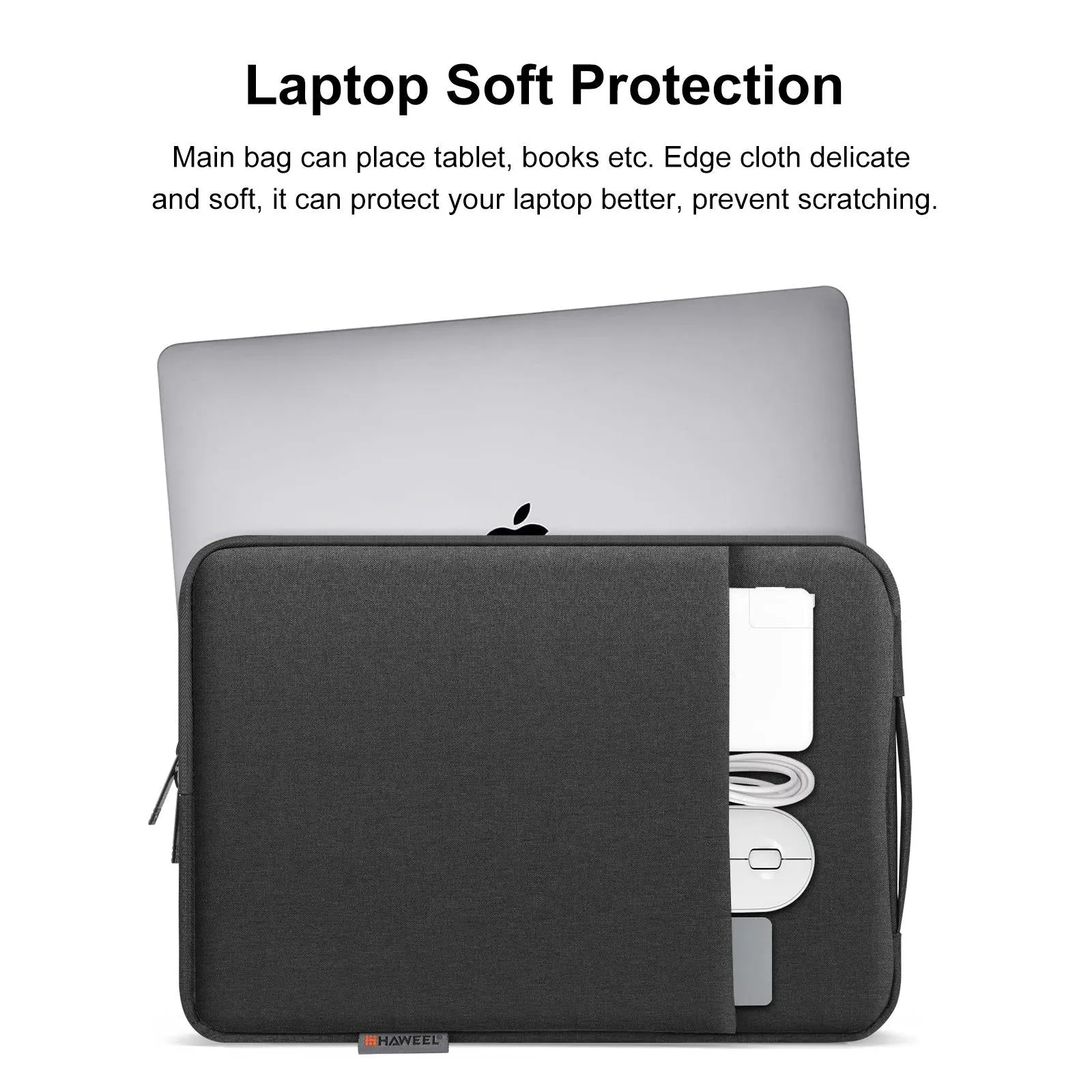 15-16.7 Inch Laptop Sleeve Briefcase With Zipper And Handle