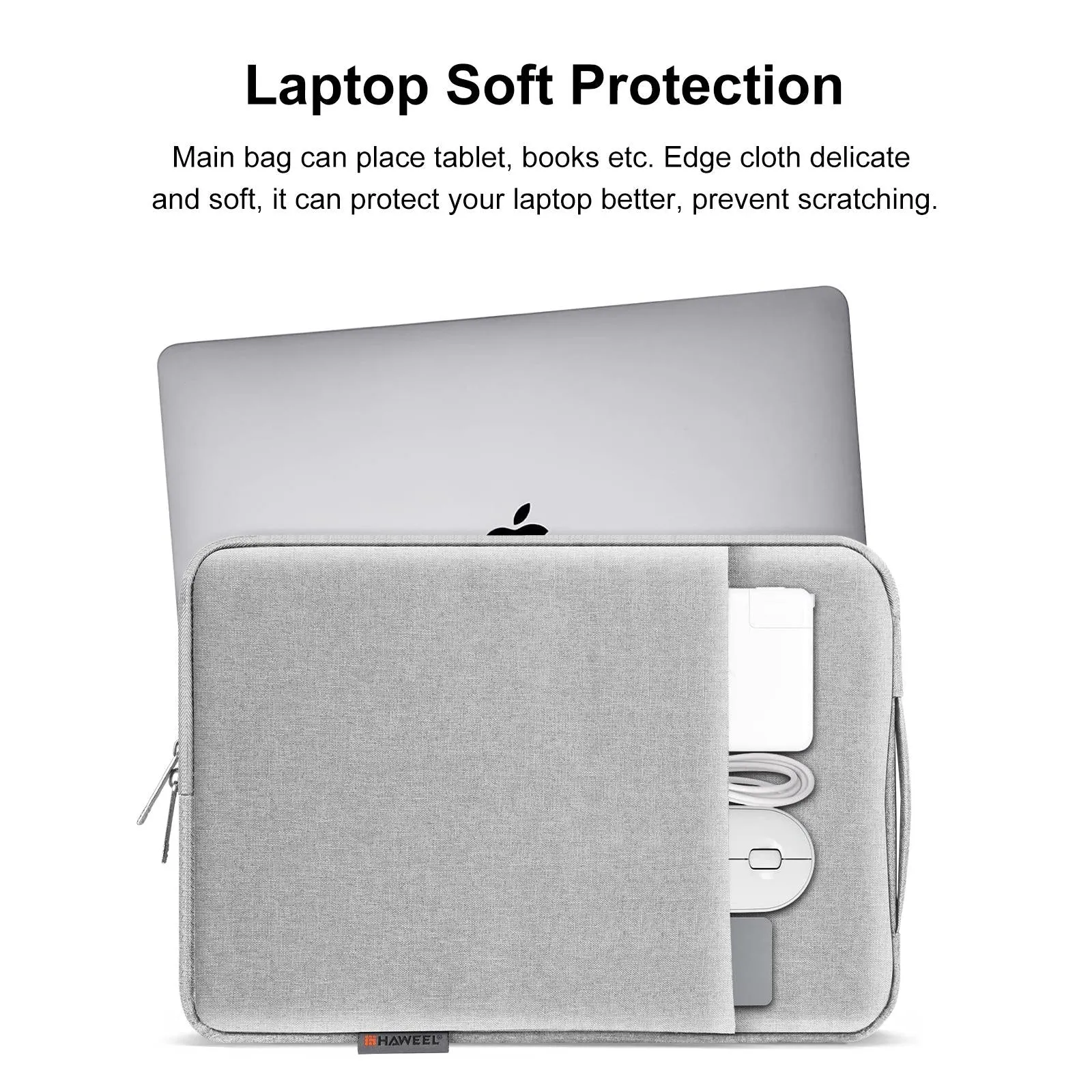 15-16.7 Inch Laptop Sleeve Briefcase With Zipper And Handle