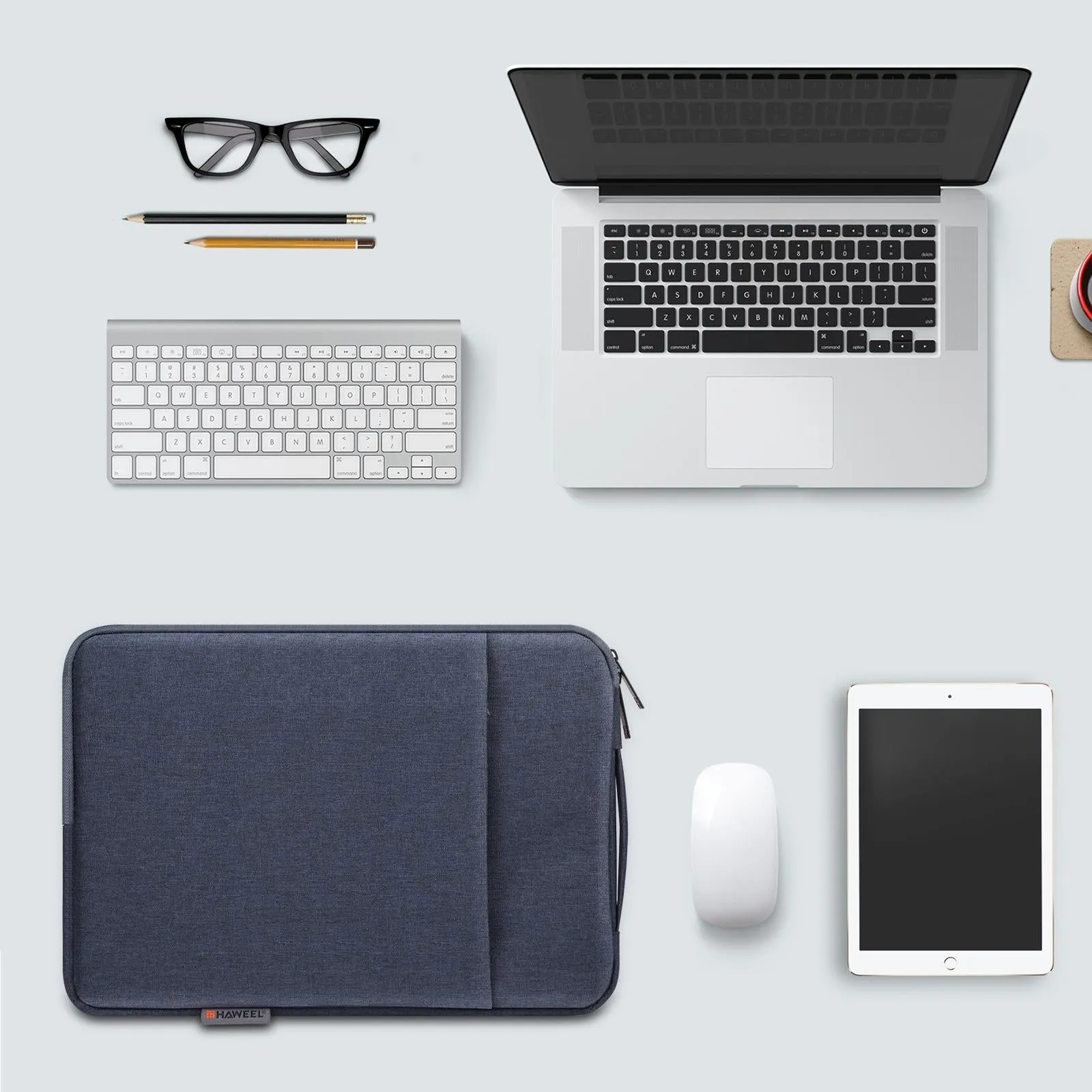 15-16.7 Inch Laptop Sleeve Briefcase With Zipper And Handle