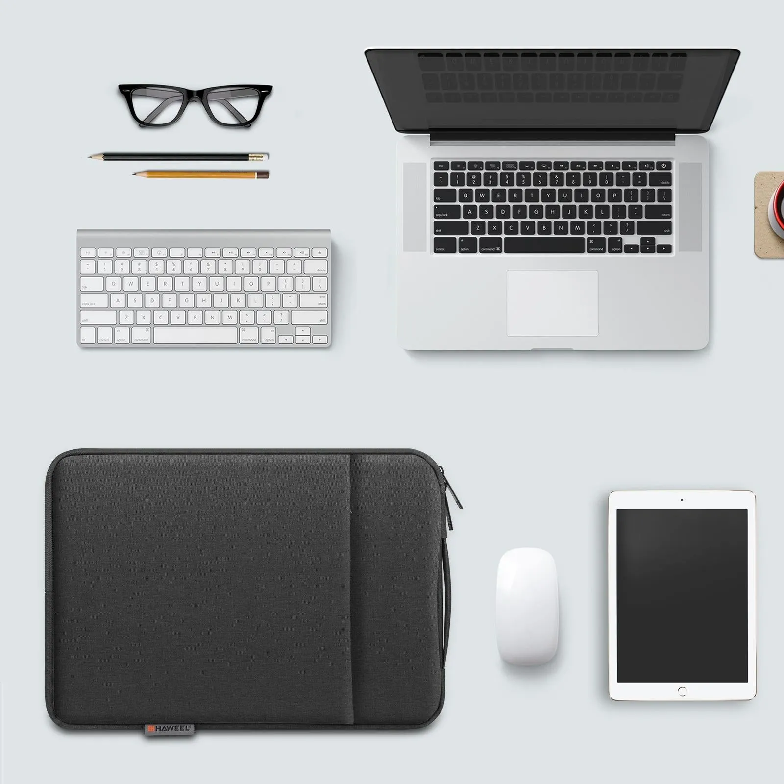 15-16.7 Inch Laptop Sleeve Briefcase With Zipper And Handle
