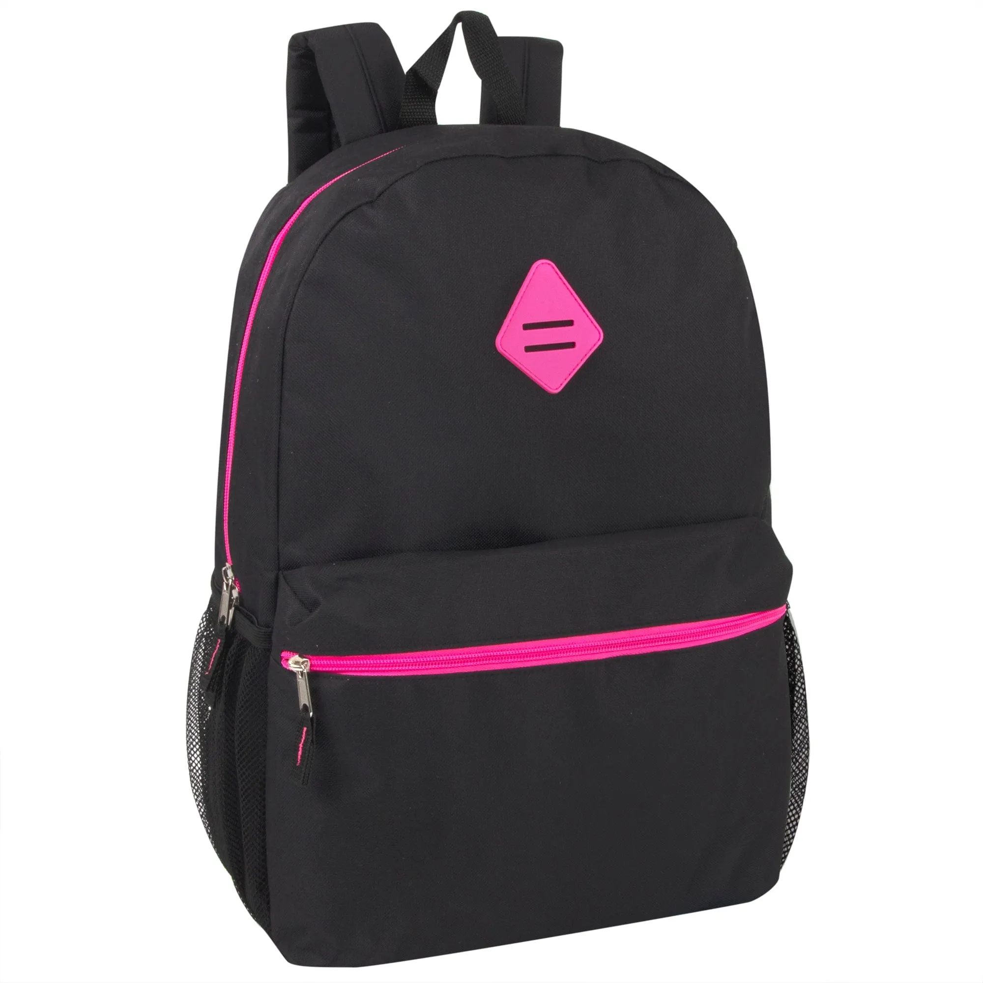 19 Inch Backpack With Side Mesh Pockets - Girls Colors