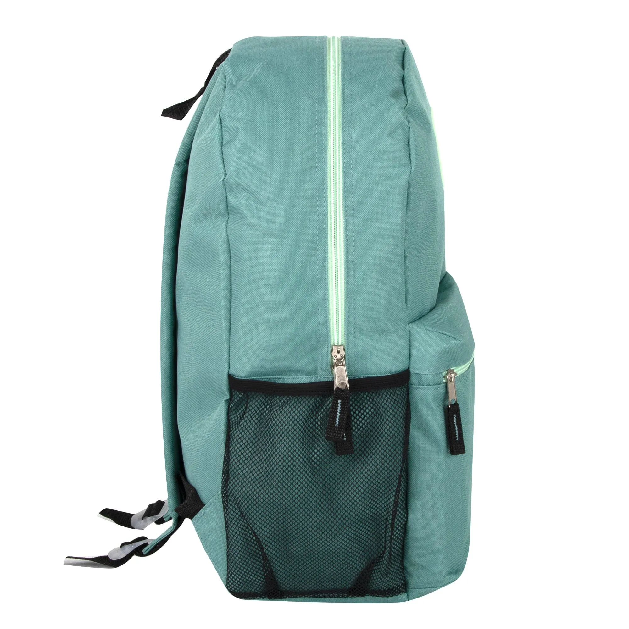 19 Inch Backpack With Side Mesh Pockets - Girls Colors