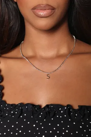Always Personal 'S' Initial Necklace - Gold