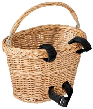 Avenir Small Wicker Bike Basket