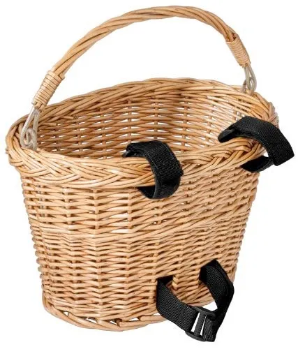 Avenir Small Wicker Bike Basket