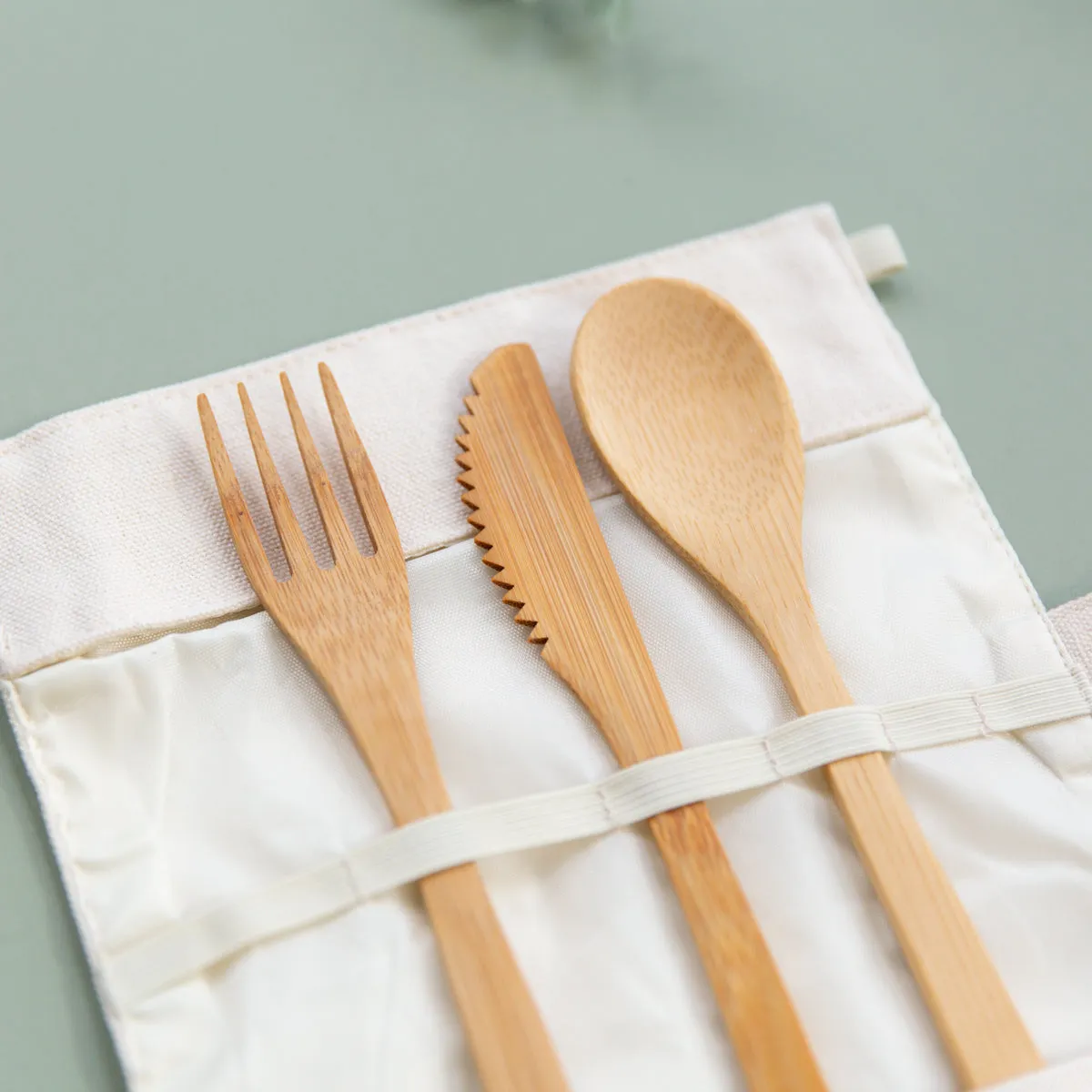 Bamboo Cutlery Travel Set