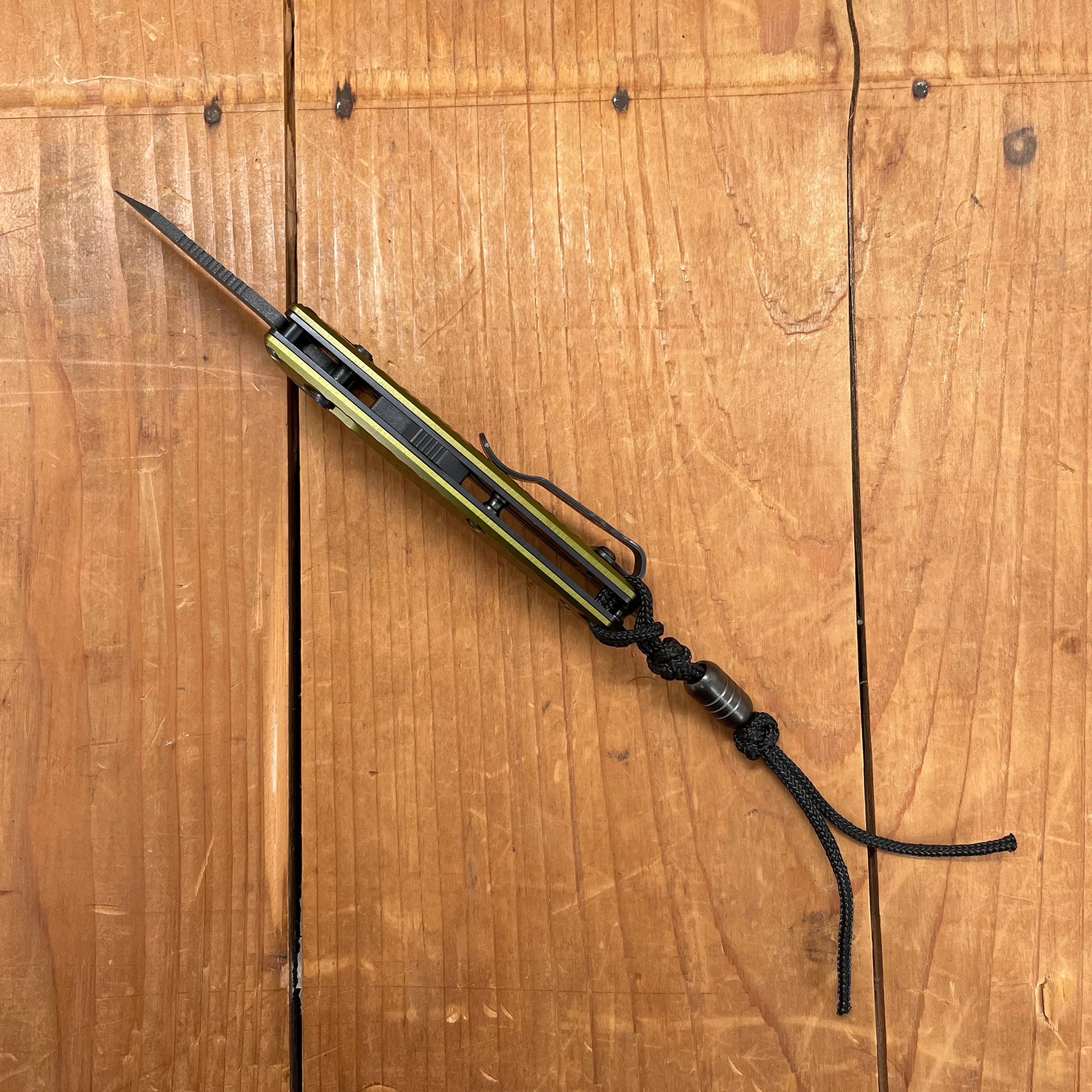 Benchmade 2950BK-2 Partial Immunity Wharncliffe CPM-M4 Auto AXIS Lock Woodland Green Handle