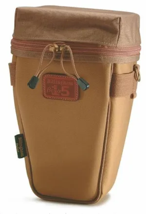 Beta Camera Pouch - Khaki Canvas / Tan Leather / 15