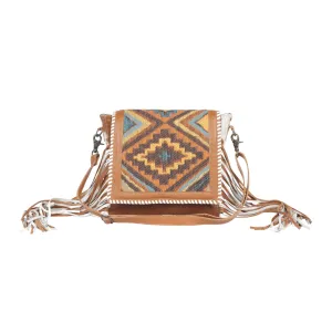 Boho Chic Style Leather & Hairon Bag