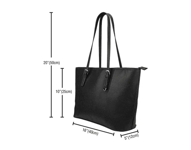 Book Spine Leather Totes