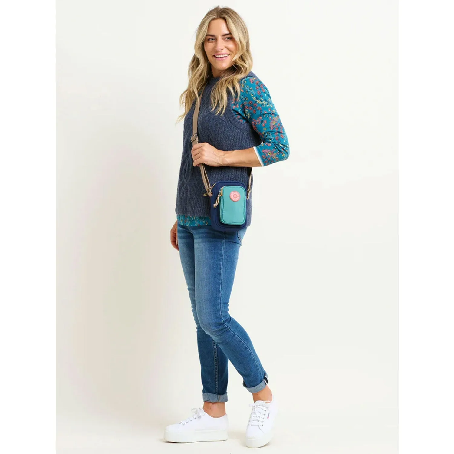 Brakeburn One Size Navy Cross Body Bag