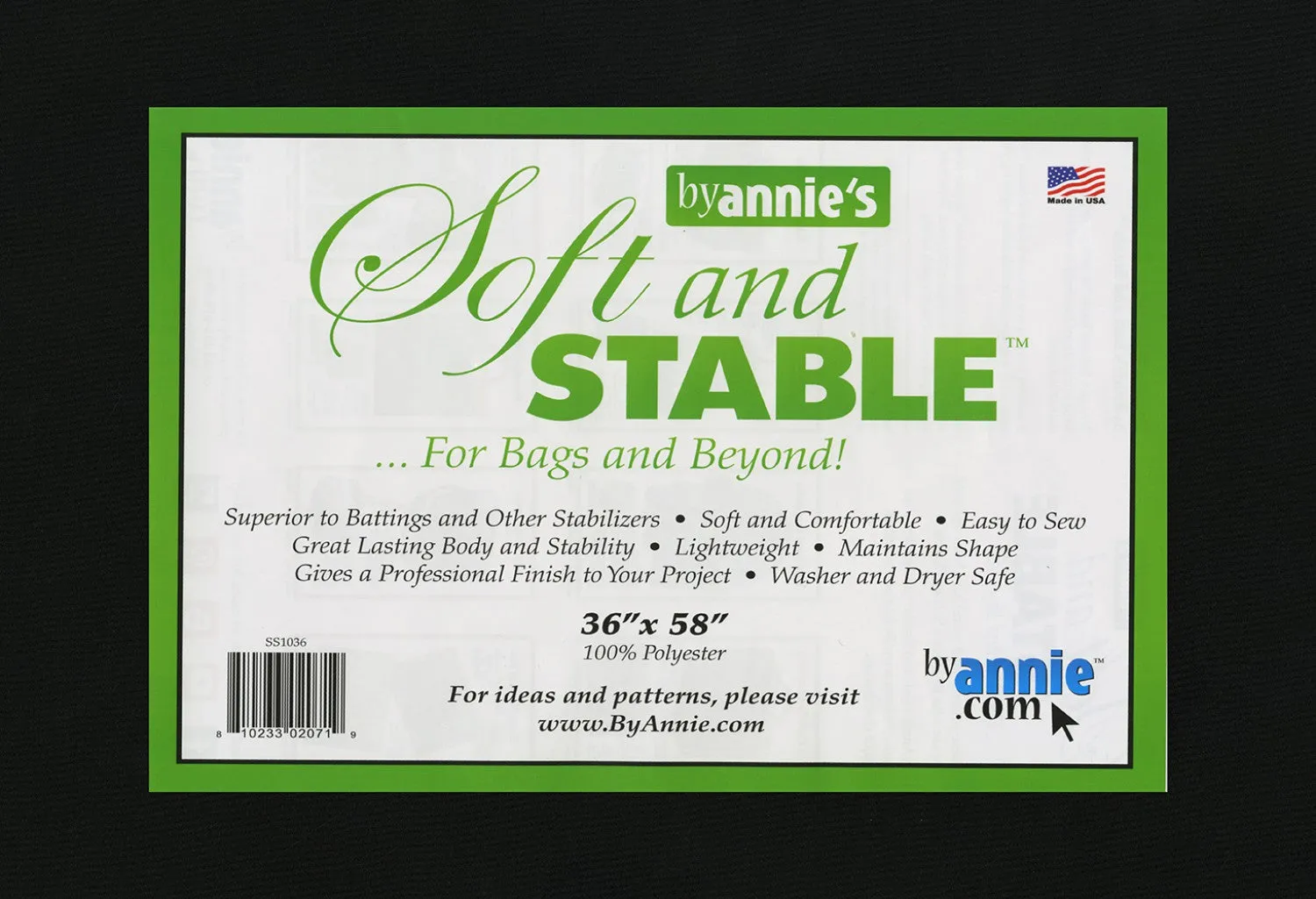by Annie Soft and Stable Black 36" x 58"