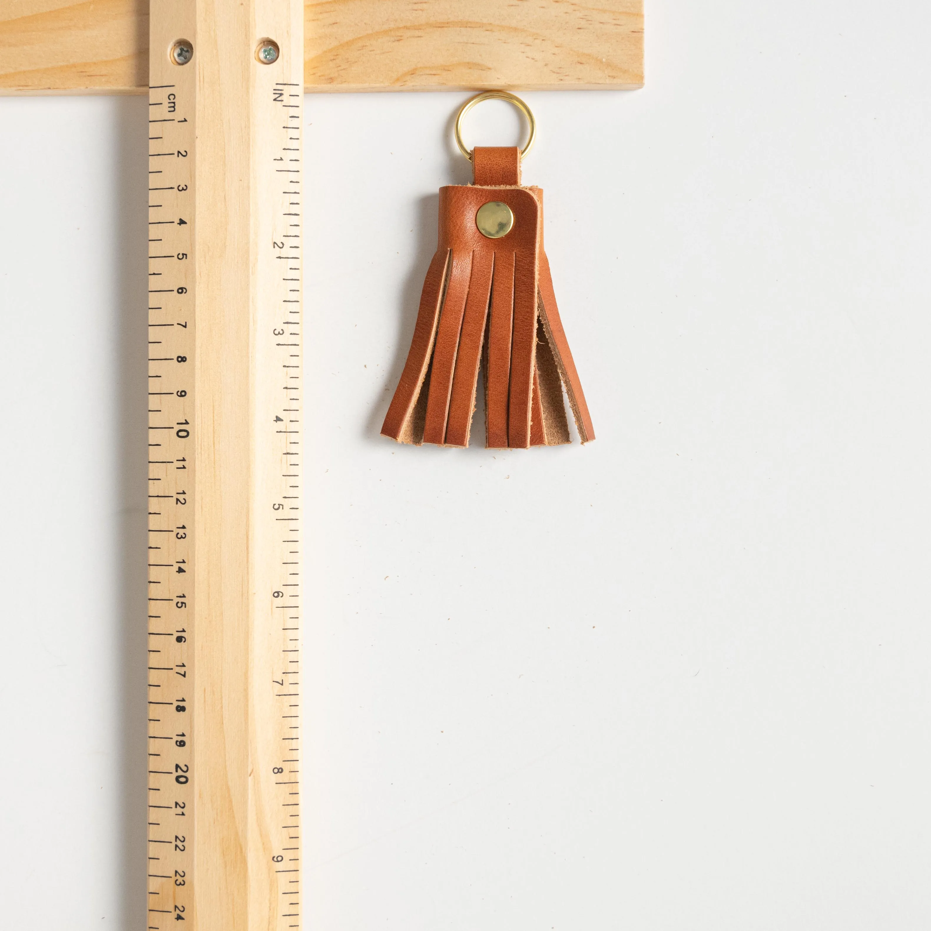 Cognac Heritage Tassel Keychain