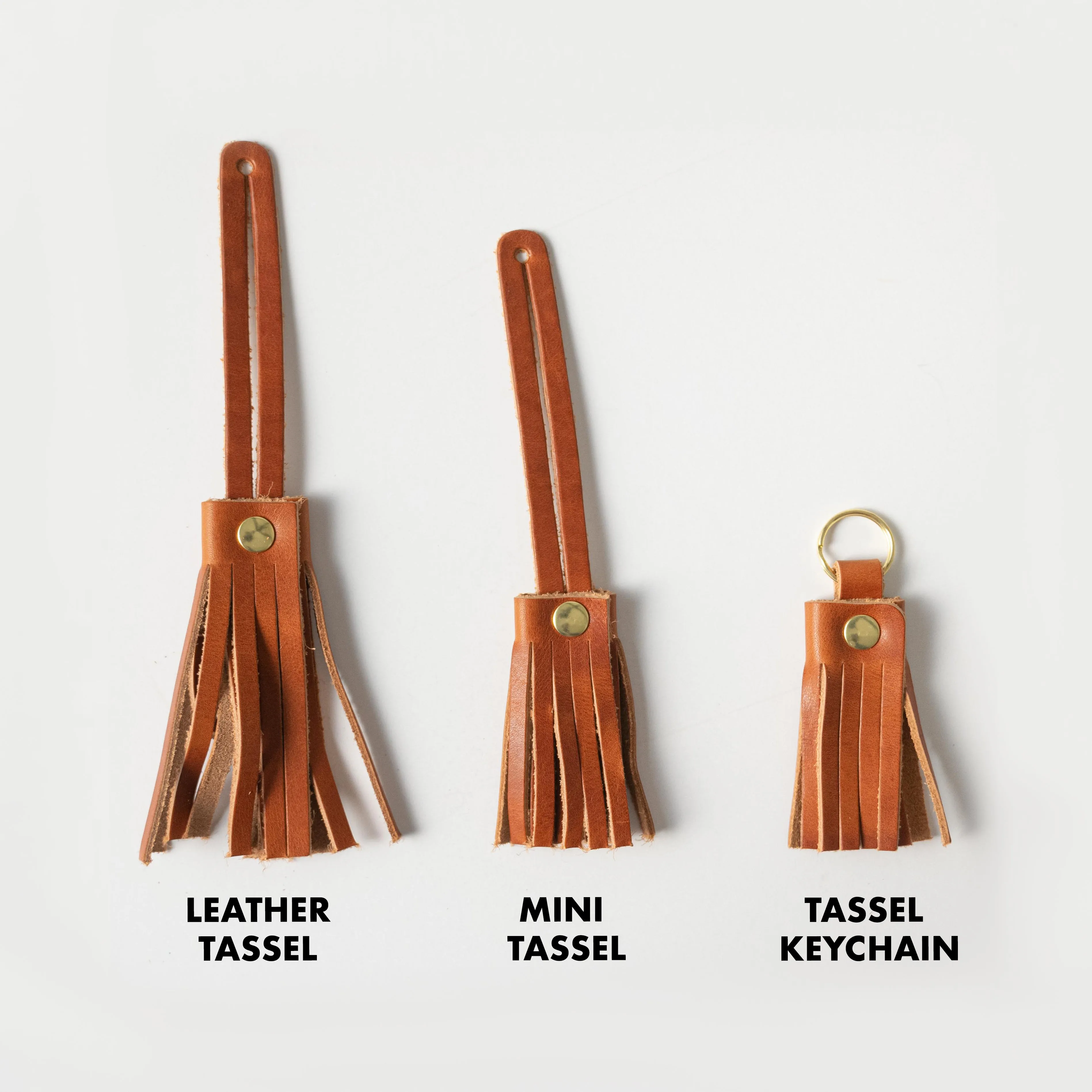 Cognac Heritage Tassel Keychain