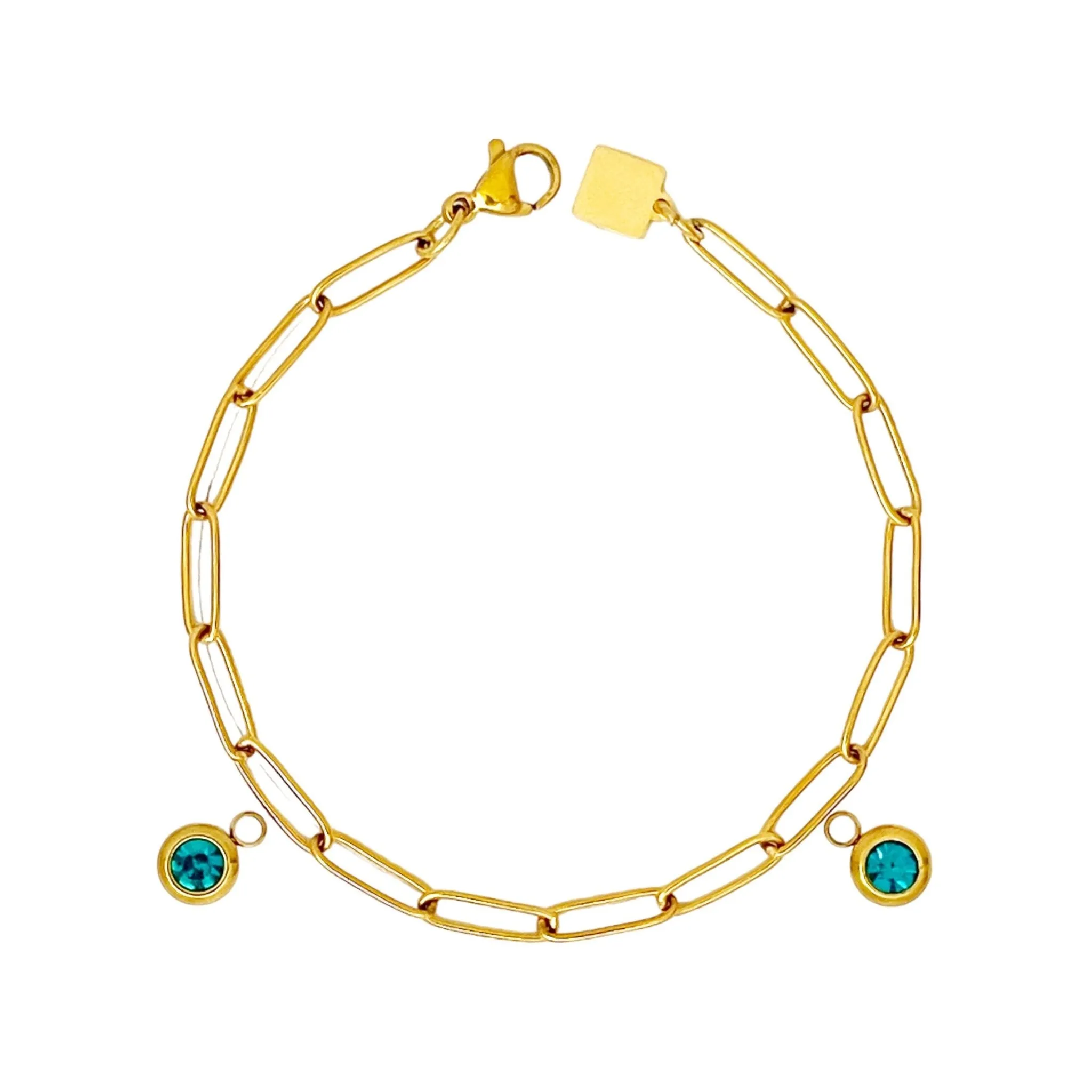Double Birthstone Bracelet (Jan-June)