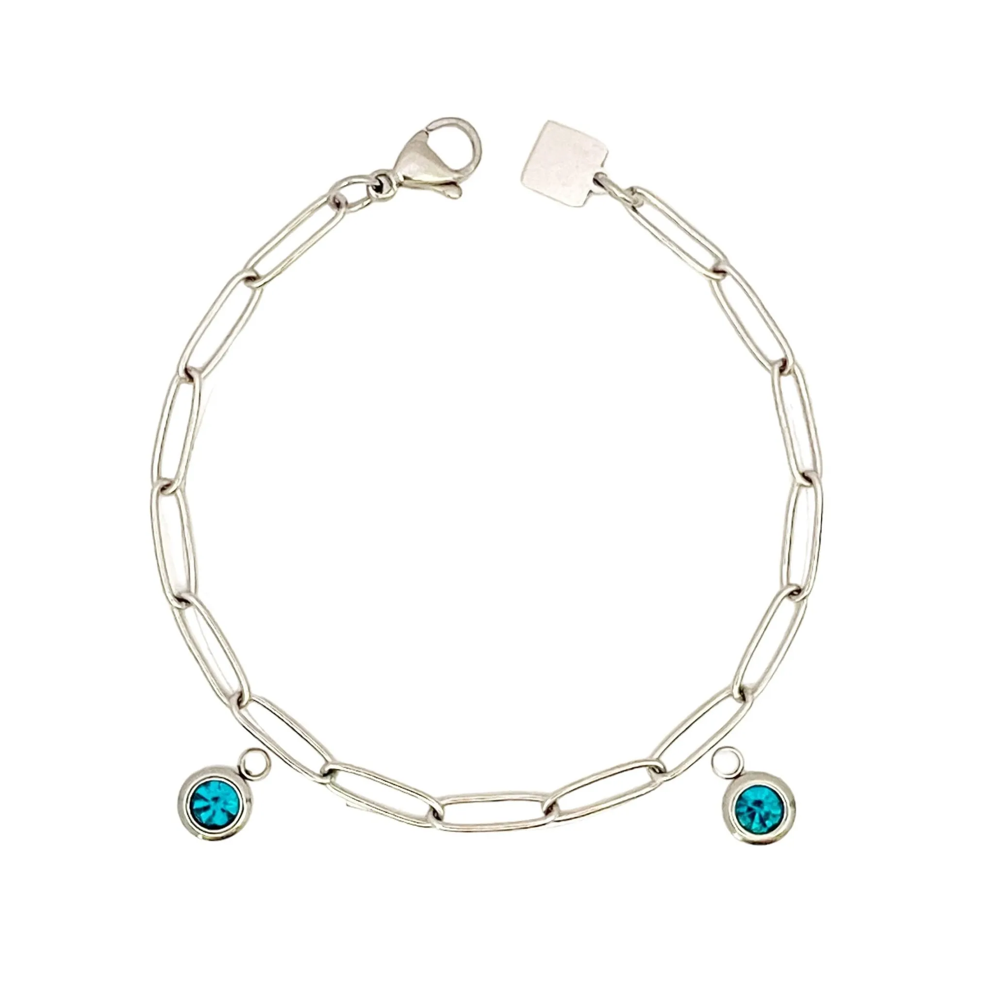 Double Birthstone Bracelet (Jan-June)