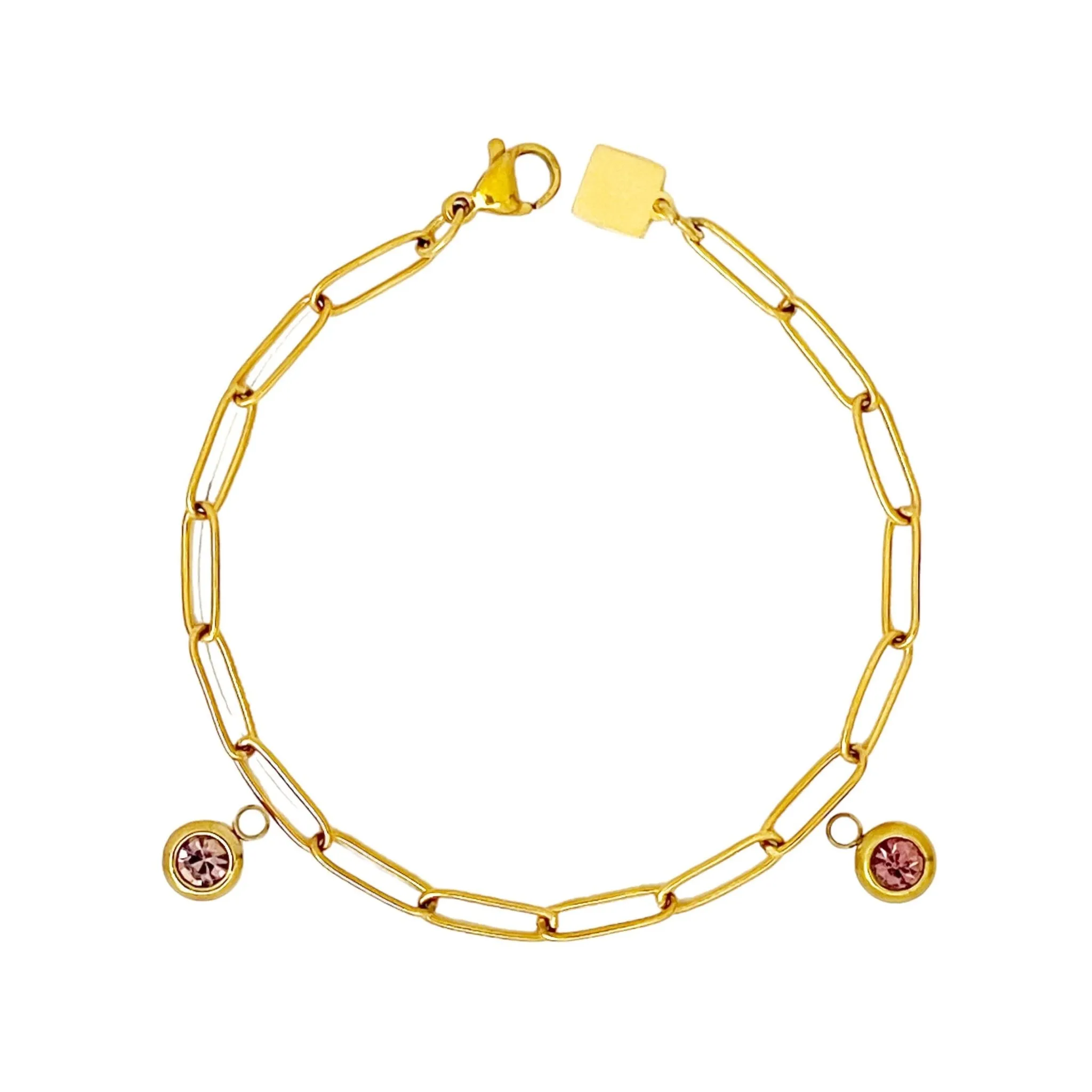 Double Birthstone Bracelet (Jan-June)