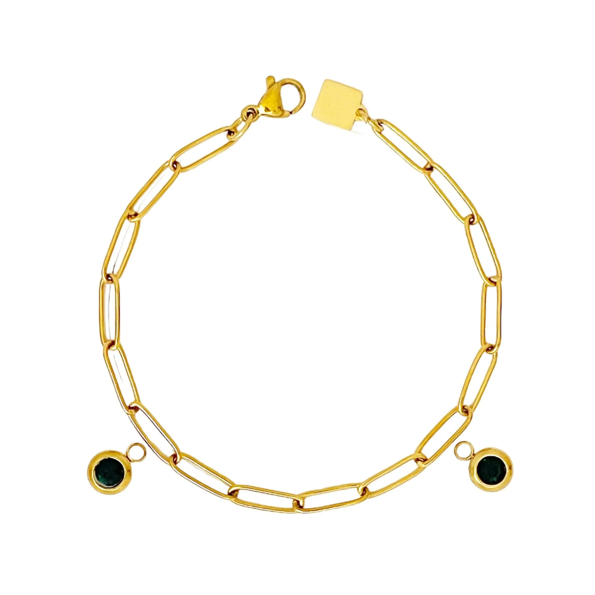 Double Birthstone Bracelet (Jan-June)