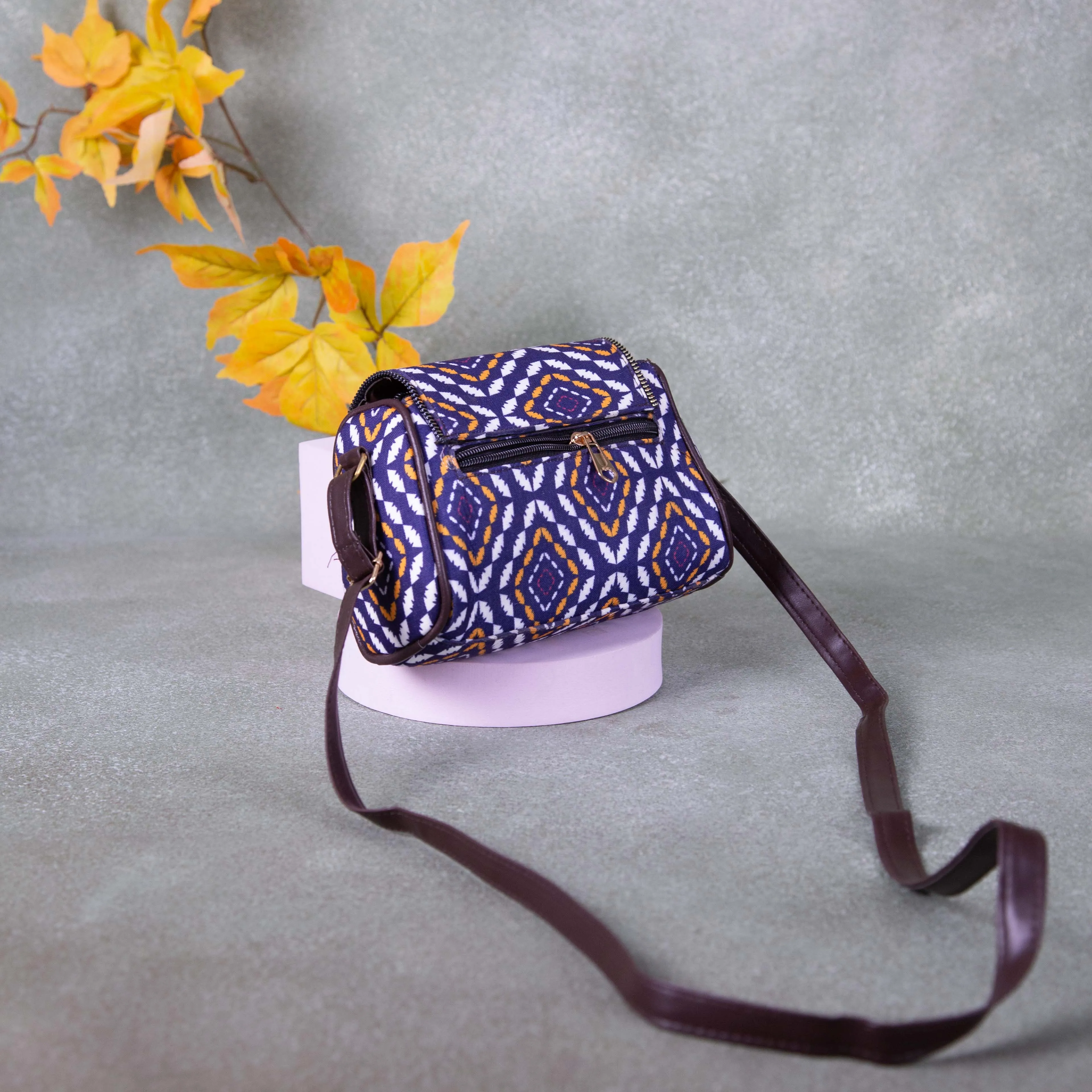 Easy Sling Blue Colour with White Diamond Design