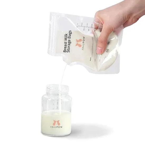 Fraupow Breast Milk Storage Bags - 30 Pack