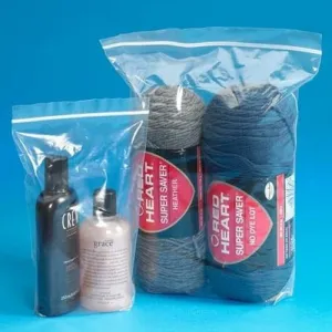Gusseted Reclosable Poly Bags - 9" x 2" x 12" - 1000 /CTN