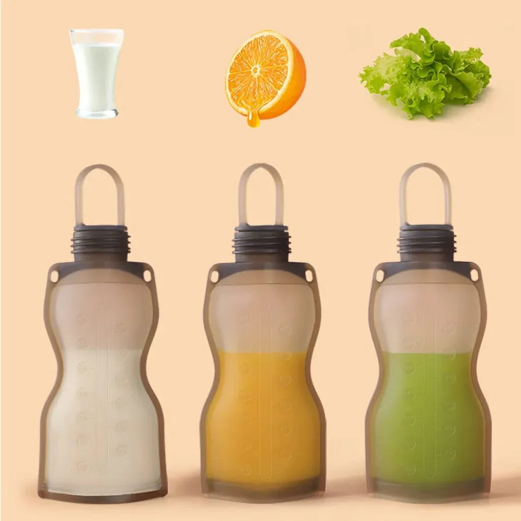 Haakaa Silicone Milk Storage Bags (5pk)