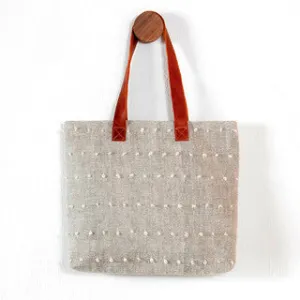 Handwoven Texture Tote