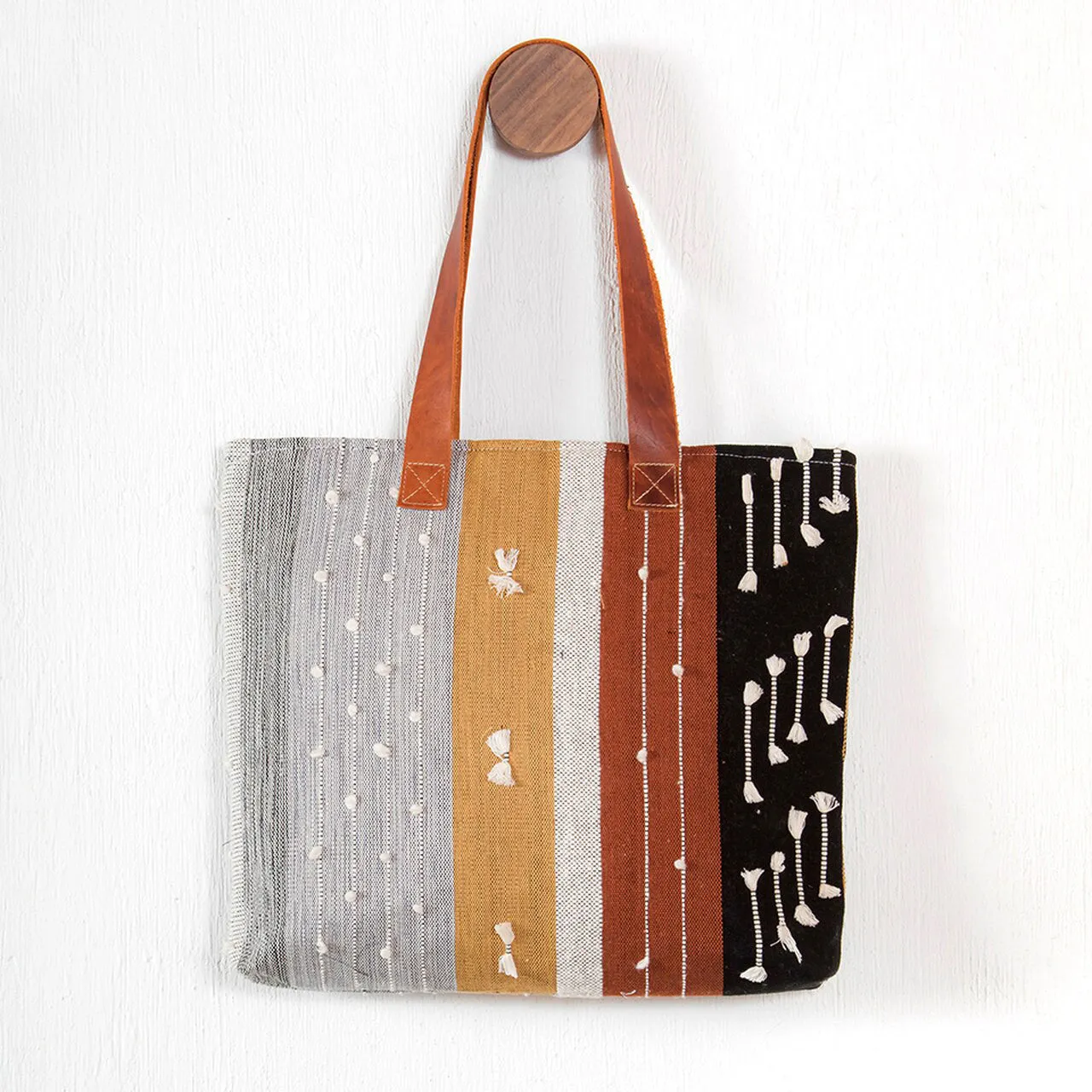 Handwoven Texture Tote