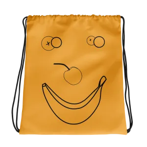 Happy Banana Drawstring bag: Yellow