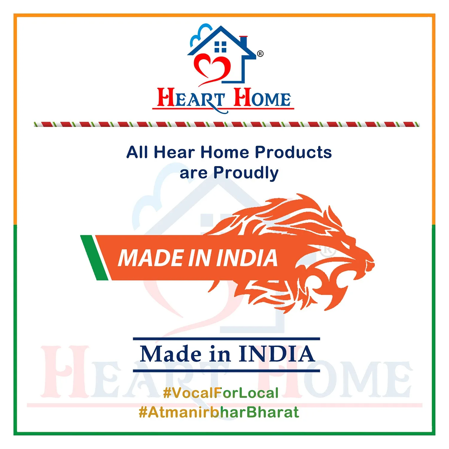 Heart Home Medium 120 Biodegradable Garbage Bags, Dustbin Bags, Trash Bags For Kitchen, Office, Warehouse, Pantry or Washroom, 19x21 Inches (Black)-HS41HEARTHH24026