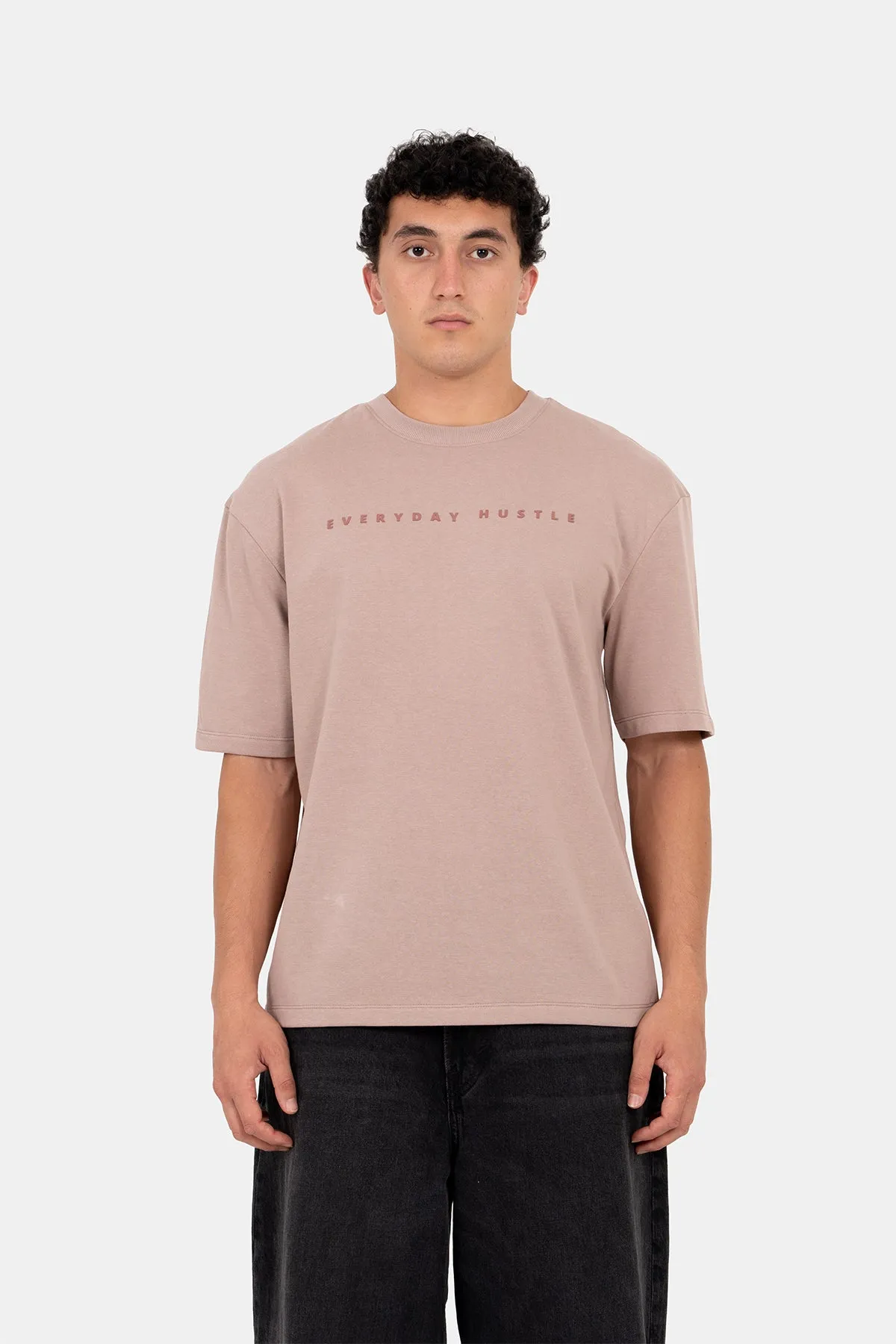 Hustle Loose Fit Casual Oversize T-Shirt