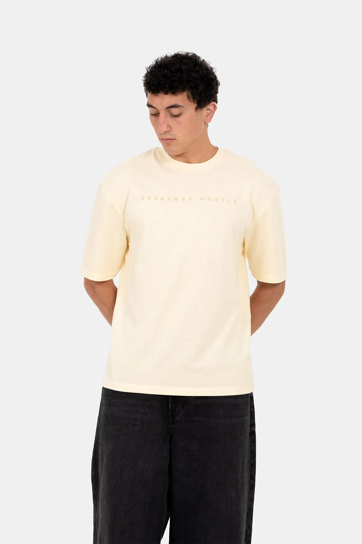 Hustle Loose Fit Casual Oversize T-Shirt