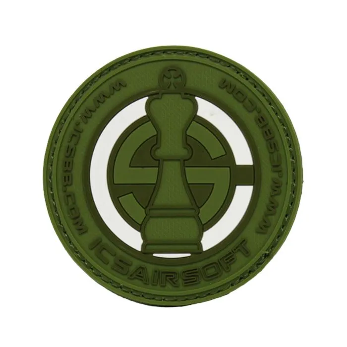 ICS King Rubber PVC Hook and Loop Patch