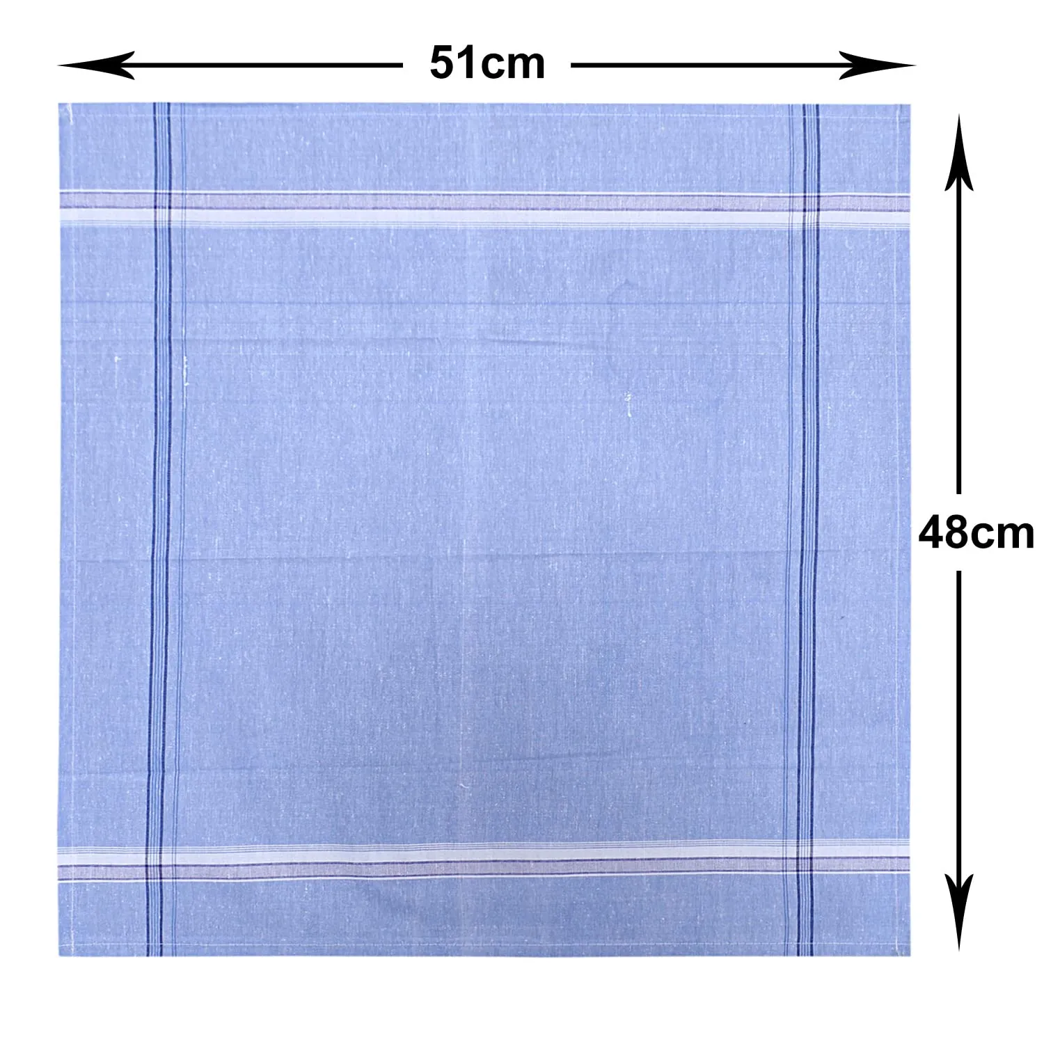 Kuber Industries Handkerchiefs|Sweat Absorbent Light Colored Soft Cotton Square Hankies for Man,Boys & Wicking Sweat from Hands,Face,Set of 12 (Multicolor)