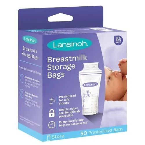 Lansinoh®  Breastmilk Storage Bags (50 Count)