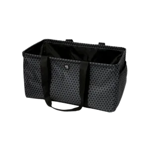 Large Utility Tote - Honeycomb Black