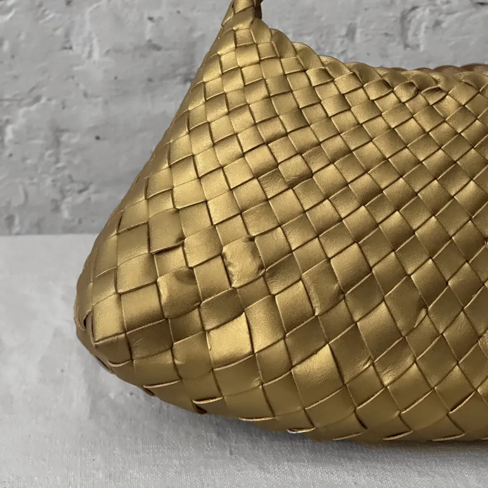 Luxury Gold Leather Dragon Diffusion Rosanna Handbag - Elegant Chic Design