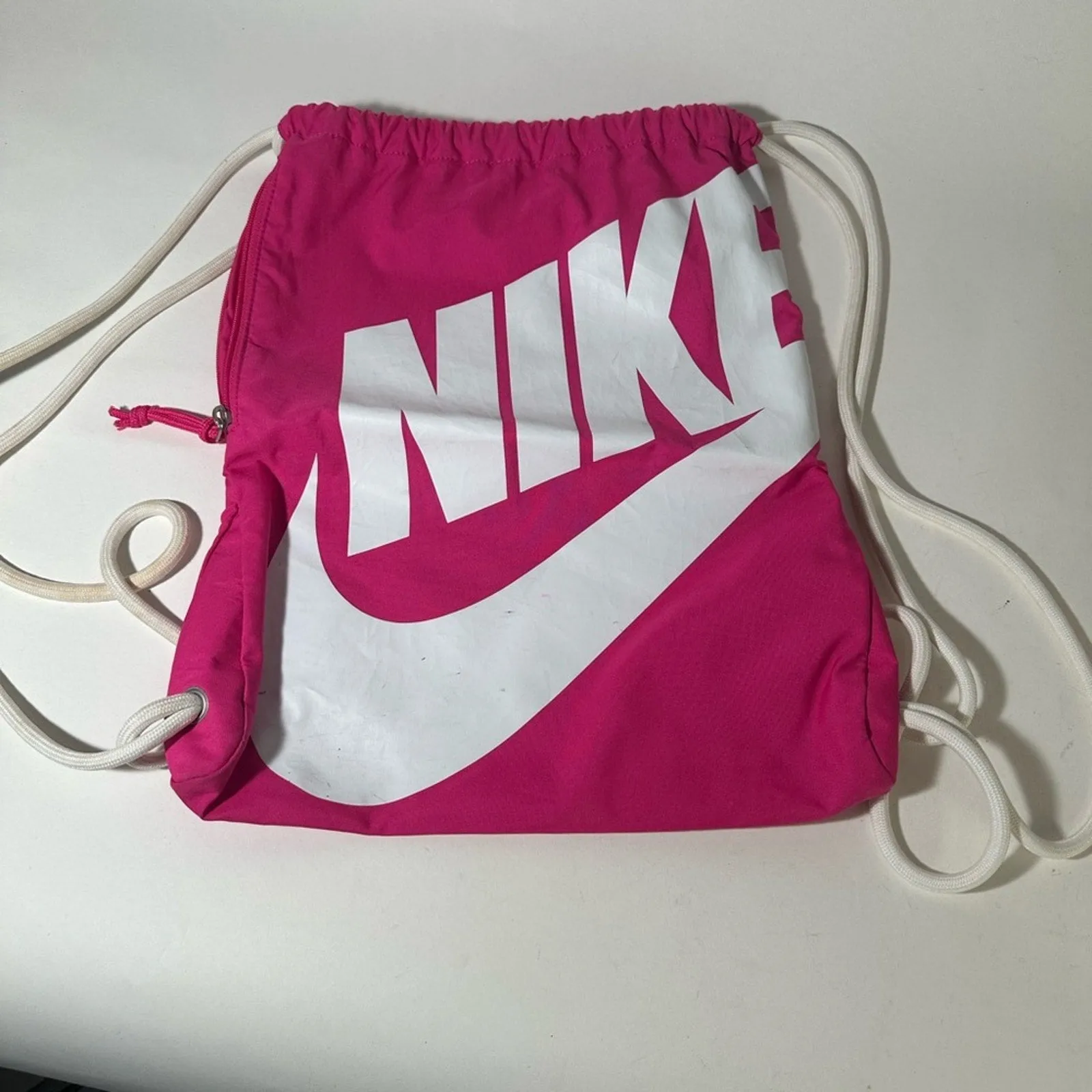 Nike Pink Drawstring Bag