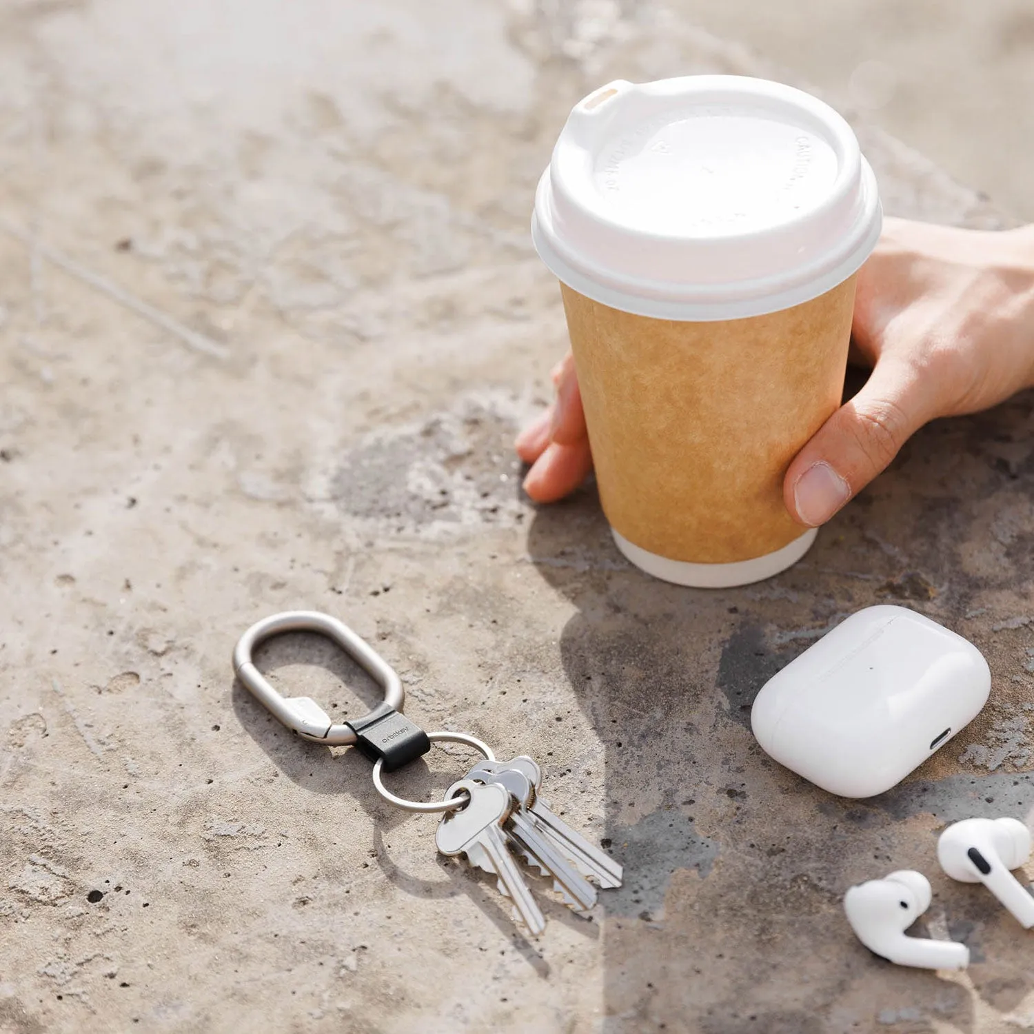 orbitkey | clip mini | silver