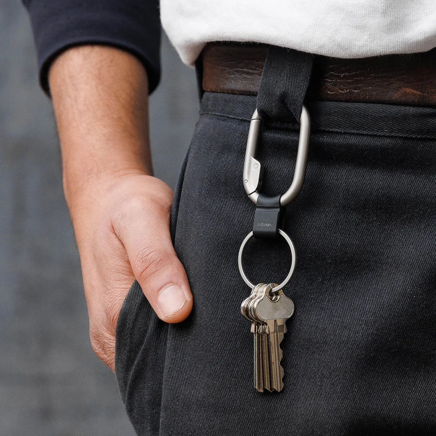 orbitkey | clip mini | silver