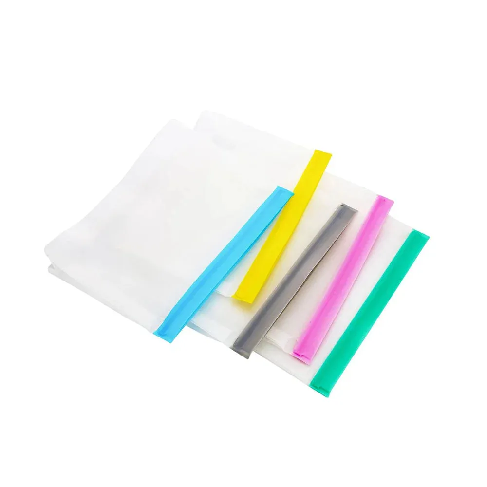 PEVA Food Storage Bag Upgrade Leakproof Top Stand Up Reusable Freezer Sandwich Ziplock Silicone Bag Food Preservation