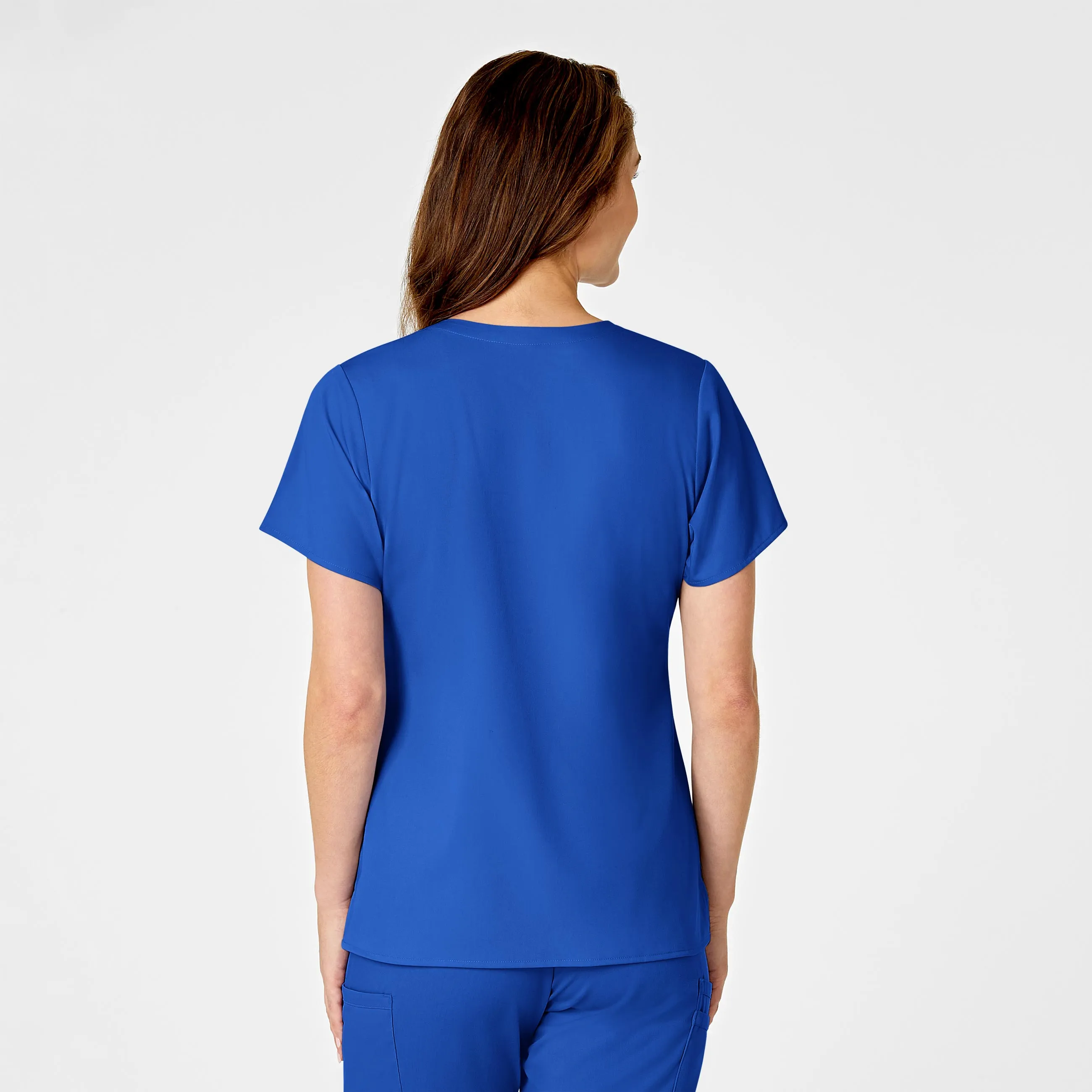 PRO Women's Four Pocket V-Neck Scrub Top - Royal