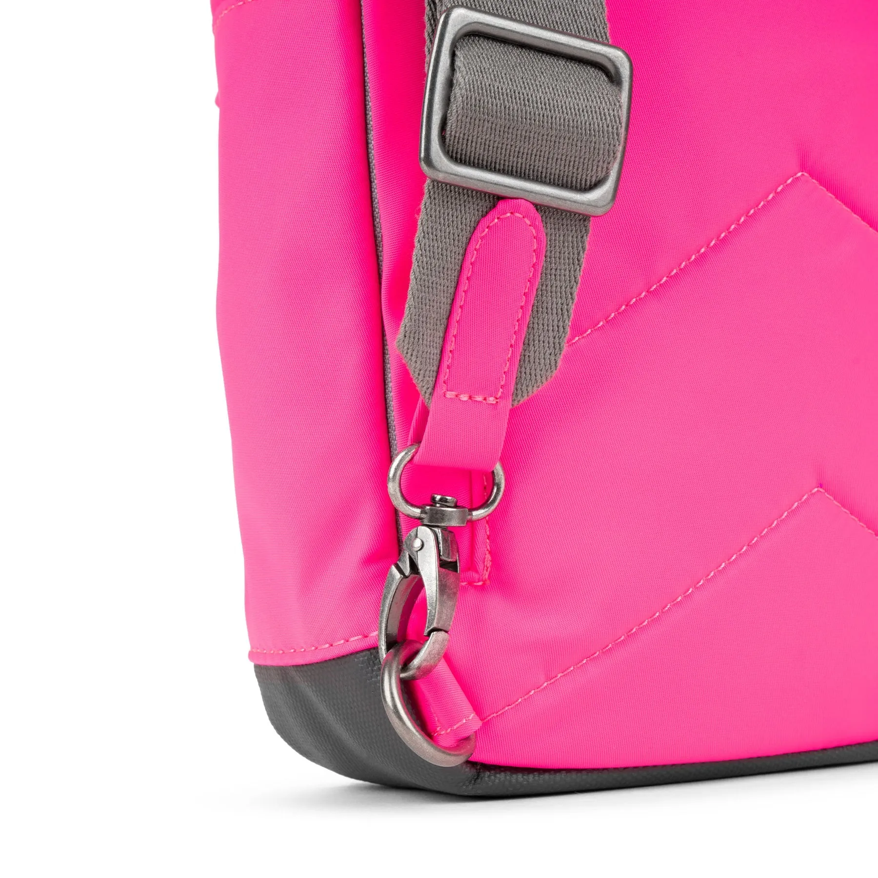 ROKA Willesden B Neon Pink Recycled Nylon Crossbody Bag