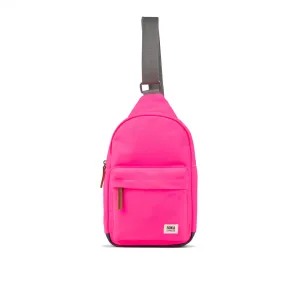 ROKA Willesden B Neon Pink Recycled Nylon Crossbody Bag