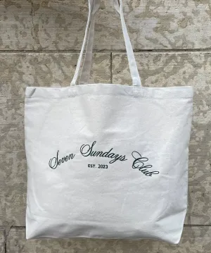 Seven Sundays Canvas Tote Bag | Green