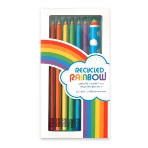 Snifty Recycled Rainbow Pencils & Eraser Set