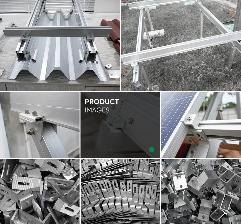 Solar Ground Mounting System 50Kw Solar Carport Aluminum Solar Panel PV Parking Structure Price